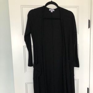 Lularoe black Sarah cardigan